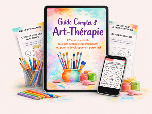 125 techniques d’Art-thérapie – Une façon simple de libérer ce que vous ressentez et de mieux gérer vos émotions dès aujourd’hui
