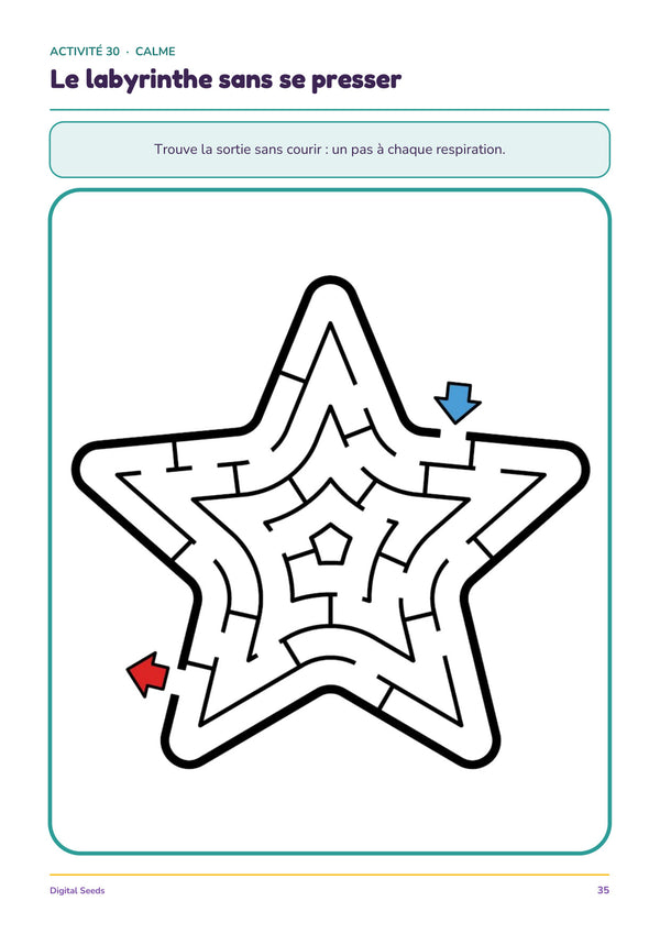 Le labyrinthe sans se presser